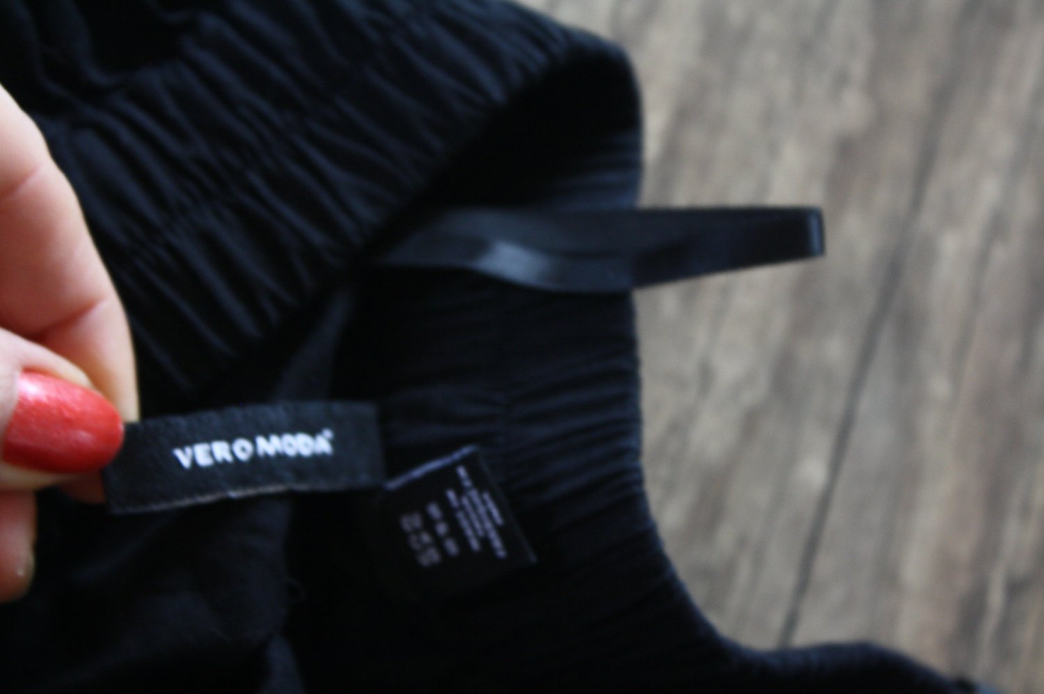 Vero Moda Minirock scharzer Rock Baumwolle Knöpfe vorn Rock mit Knöpfen Vintage xs s Y2k