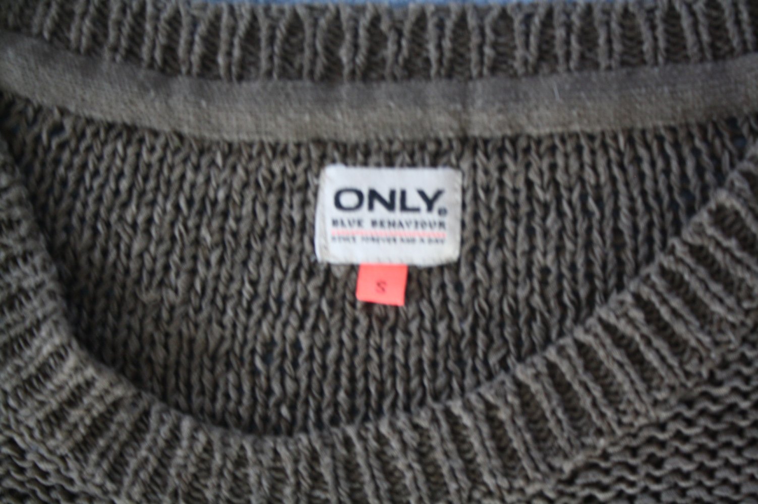 Only Strickpulli Strickpullover Grobstrickpulli S 36 38