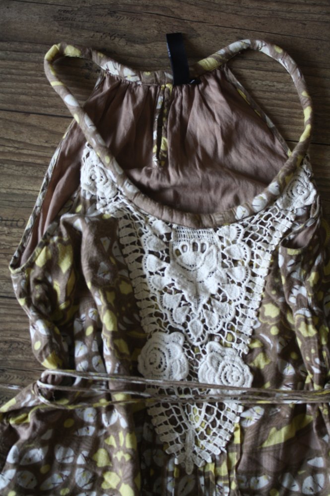 Veromoda Longbluse Kleidchen Hängerchen Tunika mit Gürtel  Minikleid tailliert S 36