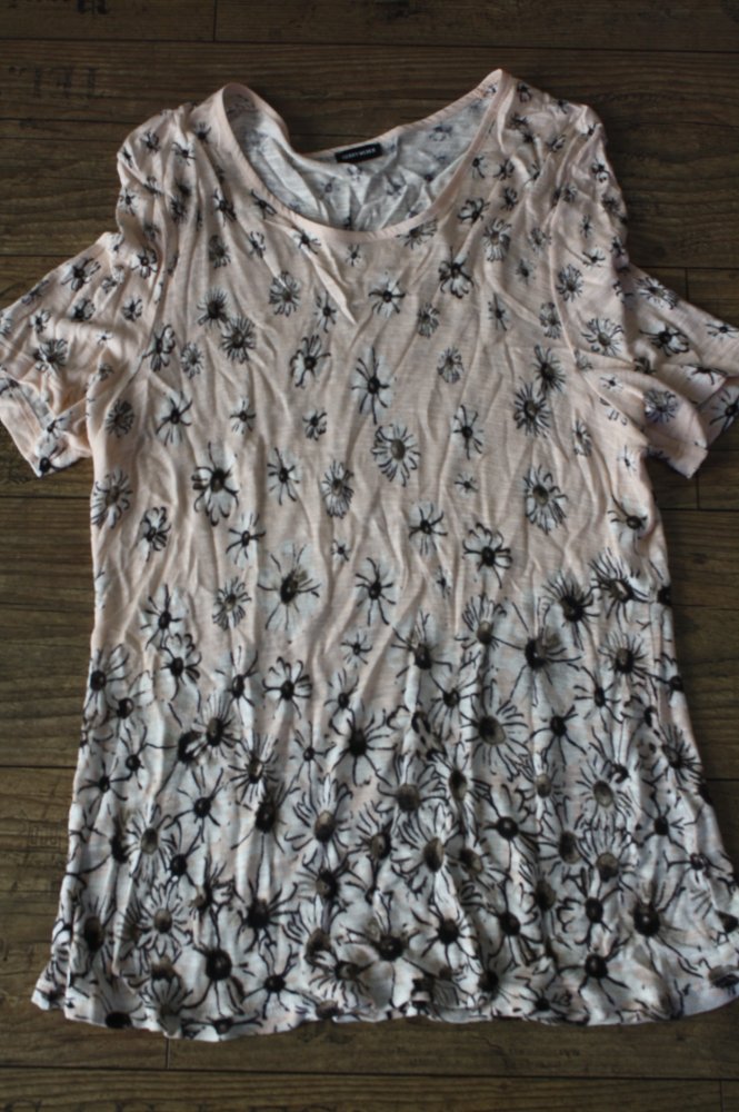 Gerry Weber TShirt bunt Blumen Mille Fleur geblümt 42 Kamille Blume 