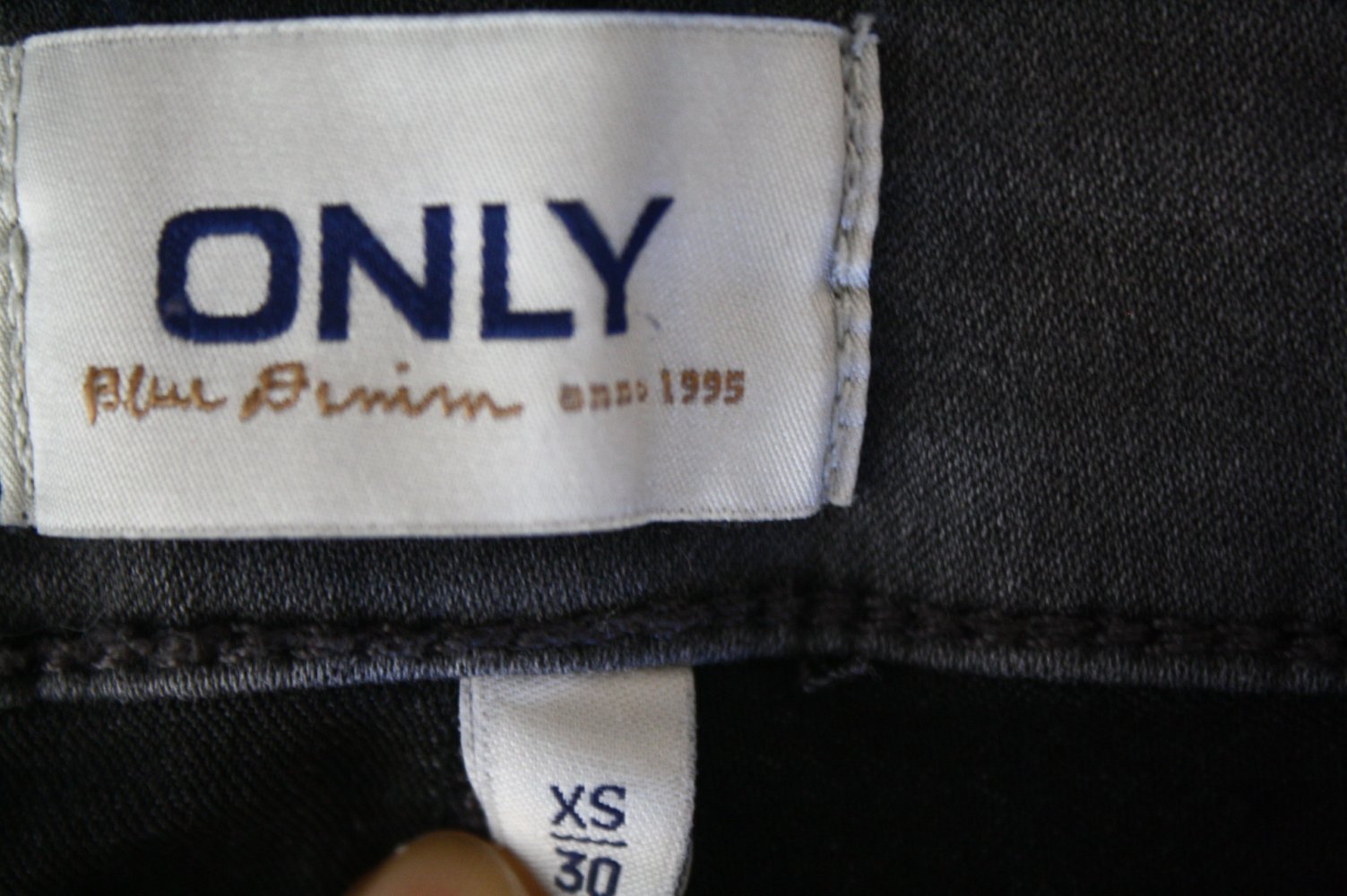 Only Blue Denim Skinny Röhre Slim Low waist Jeans Blue Jeans W 27 Jeans Xs 34 36 Skinny Organic Cotton mit Bio Baumwolle