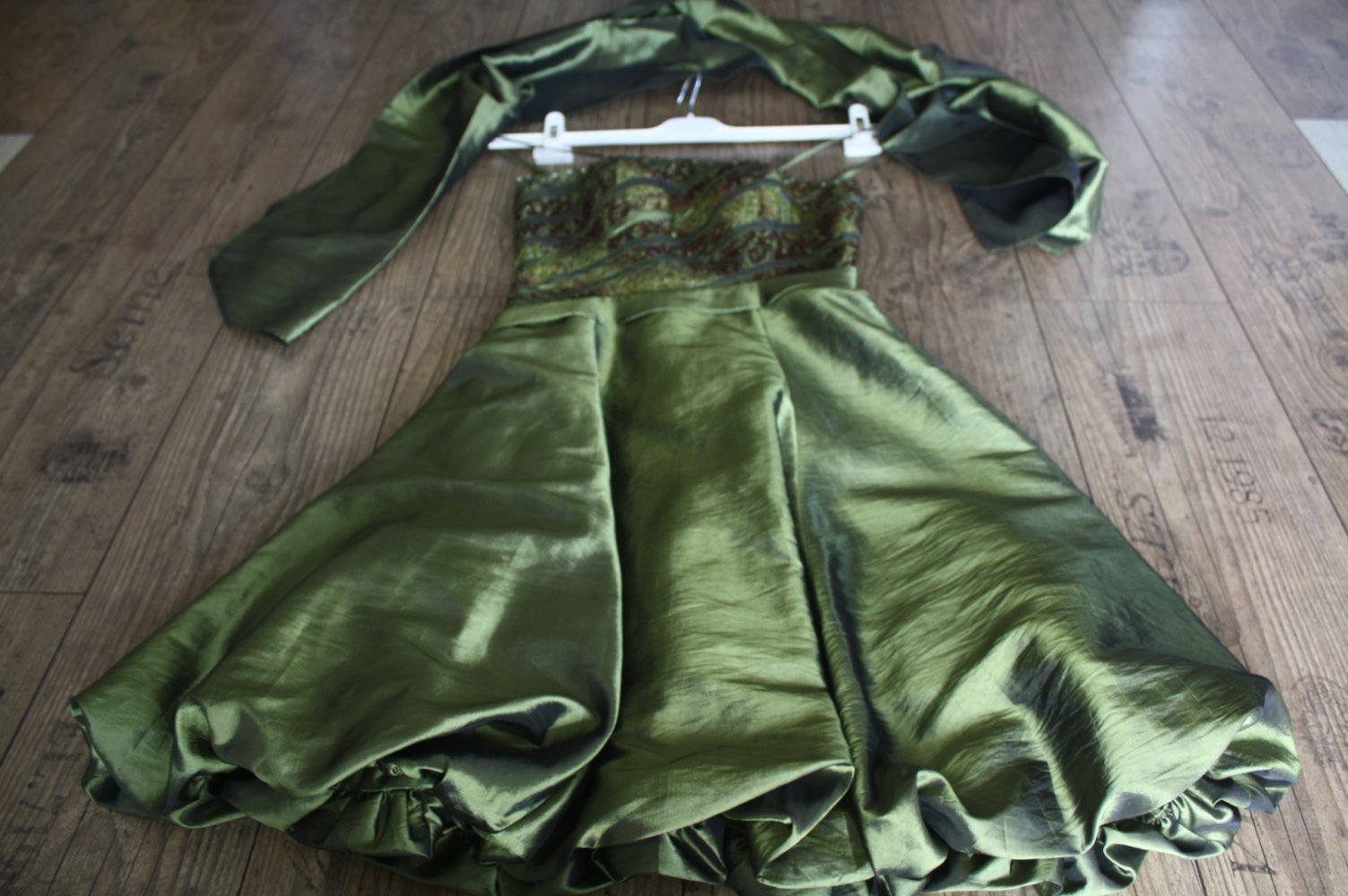 Juliet Couture Ballkleid Prinzessinnenkleid Taftkleid Paillettenkelid Hochzeit Abi Ballkleid Galakleid XS 34 