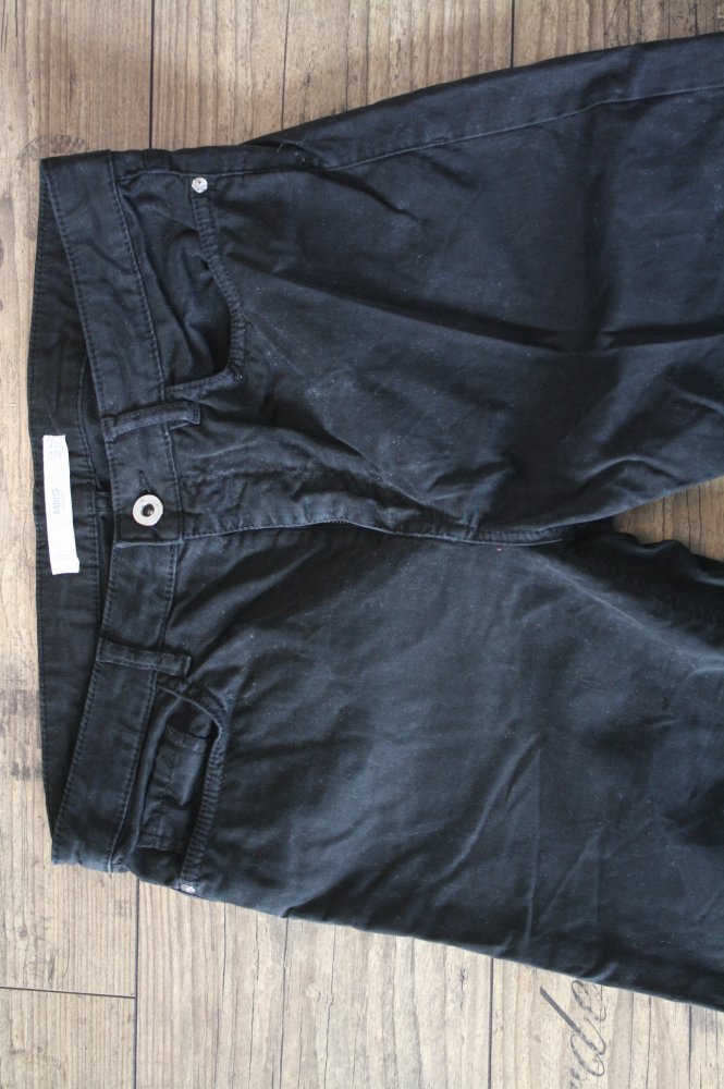 Schwarze Jeanshose Mango Casual M 38 Superstretch Elastisch