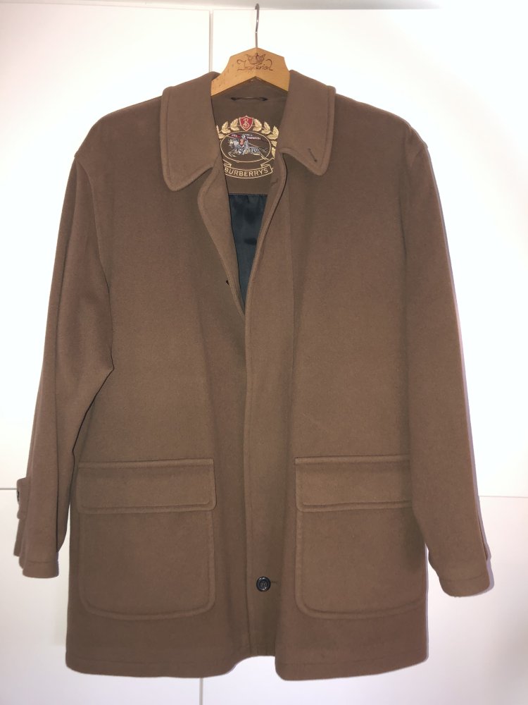 Burberrys Herren Duffbe Coat, Wolle mit Kaschmir