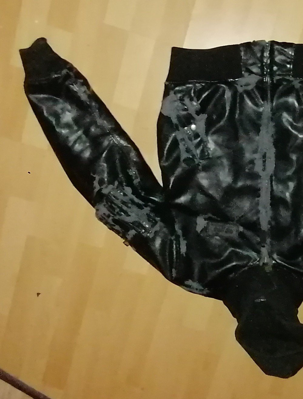 Alpha Industries Lederjacke (used Look)