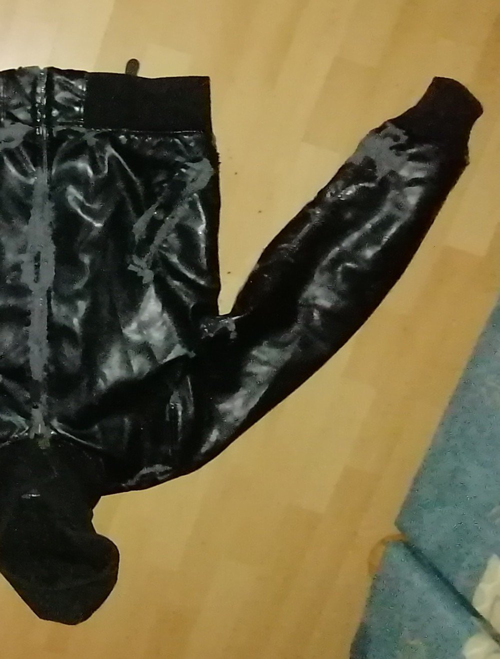 Alpha Industries Lederjacke (used Look)