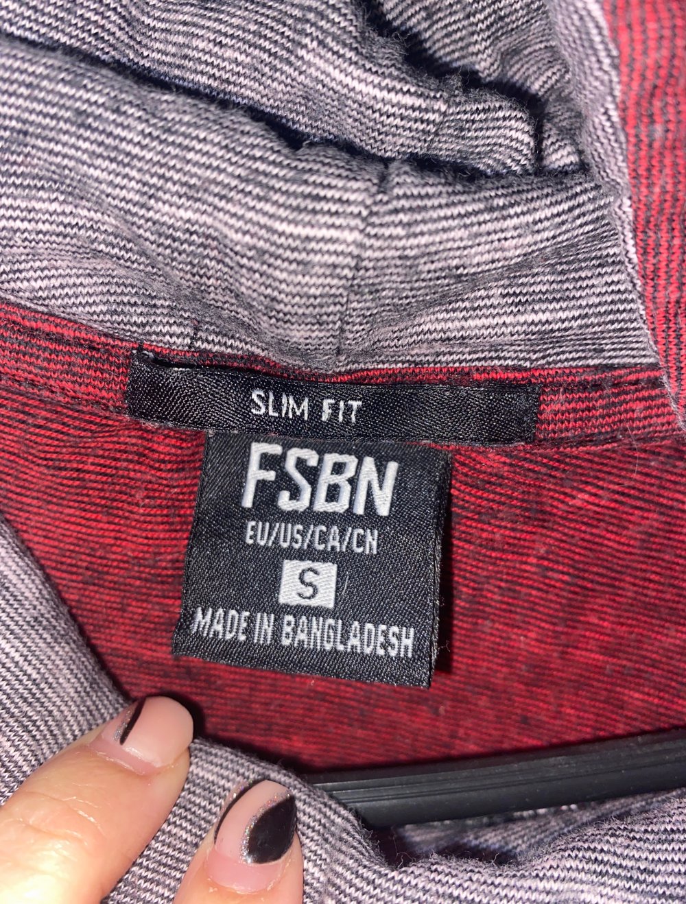 rotes sweatshirt