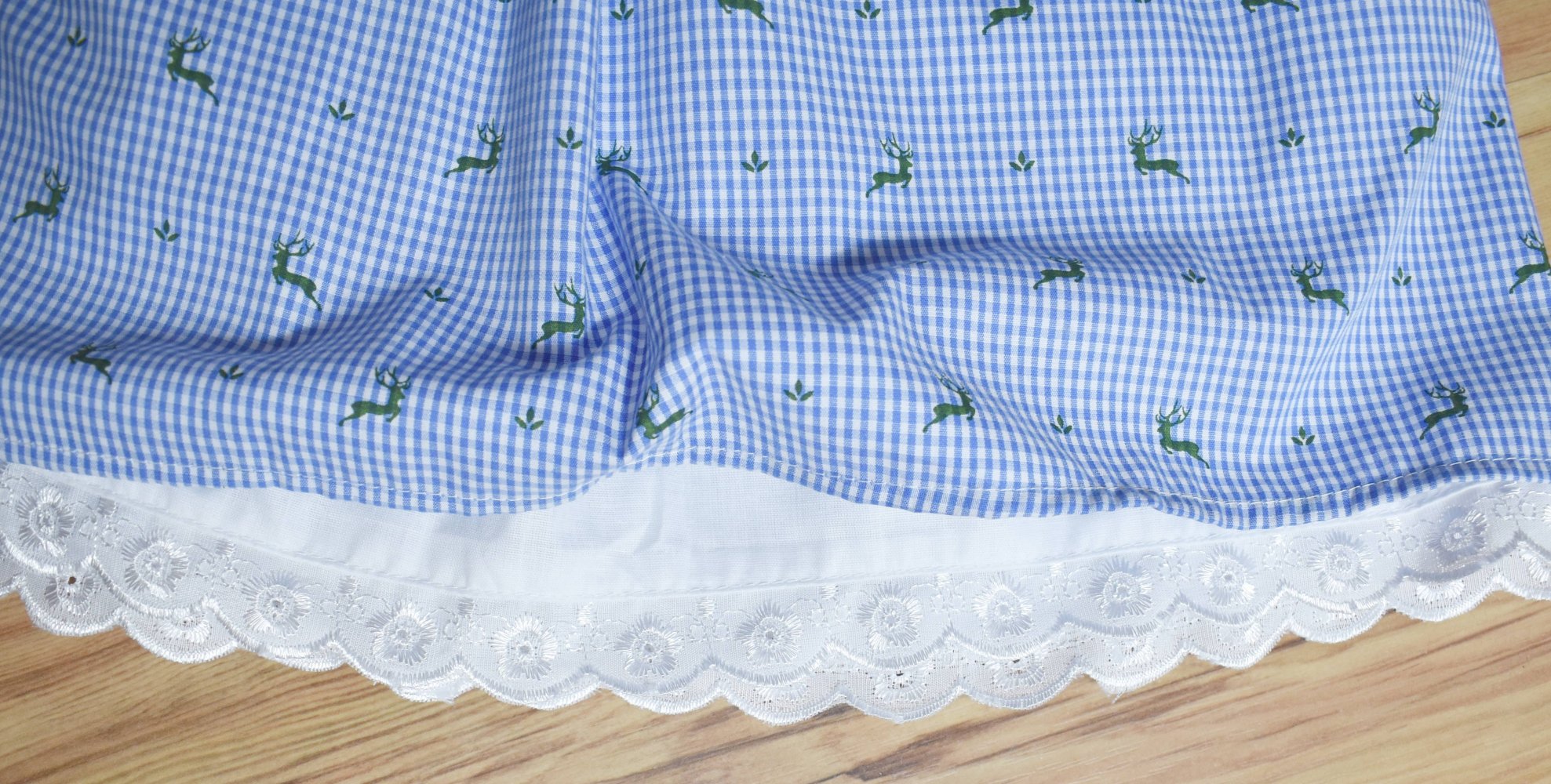 Madchen Dirndl Kinderdirndl Baby Blau Hirsch 74, 86