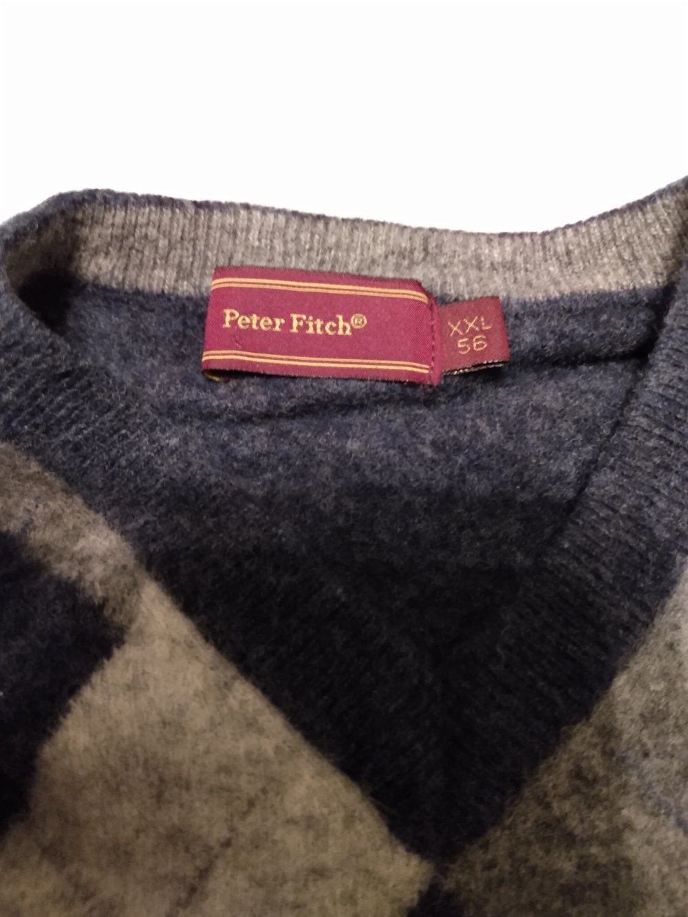 Peter Fitch Pullover kariert