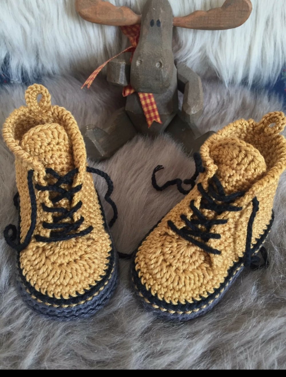 Baby Häkelschuhe / Häkelboots NEU