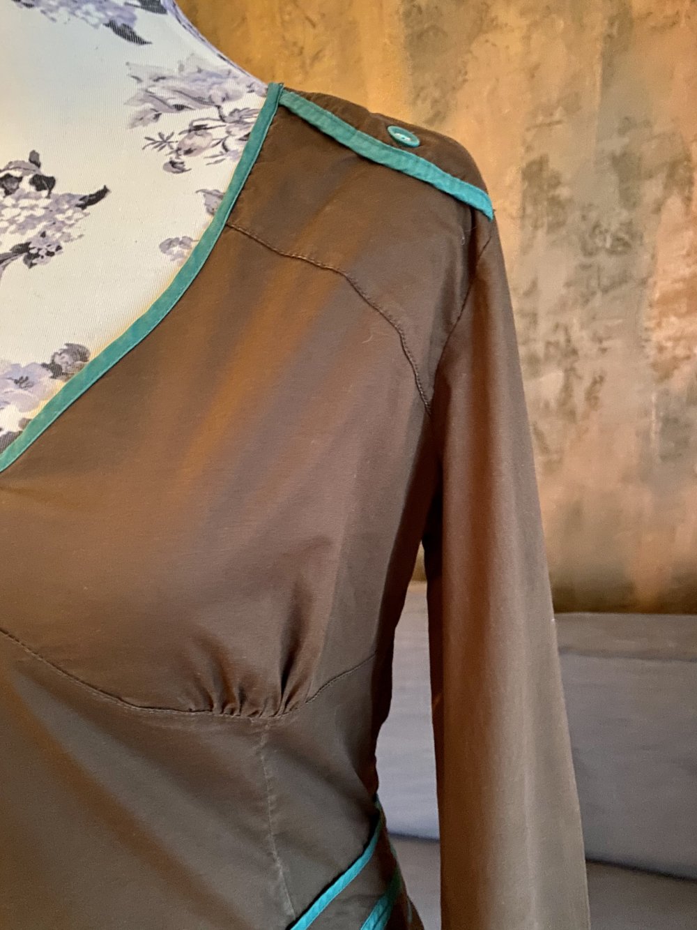 Tolles Skunkfunk Midikleid Größe M/L
