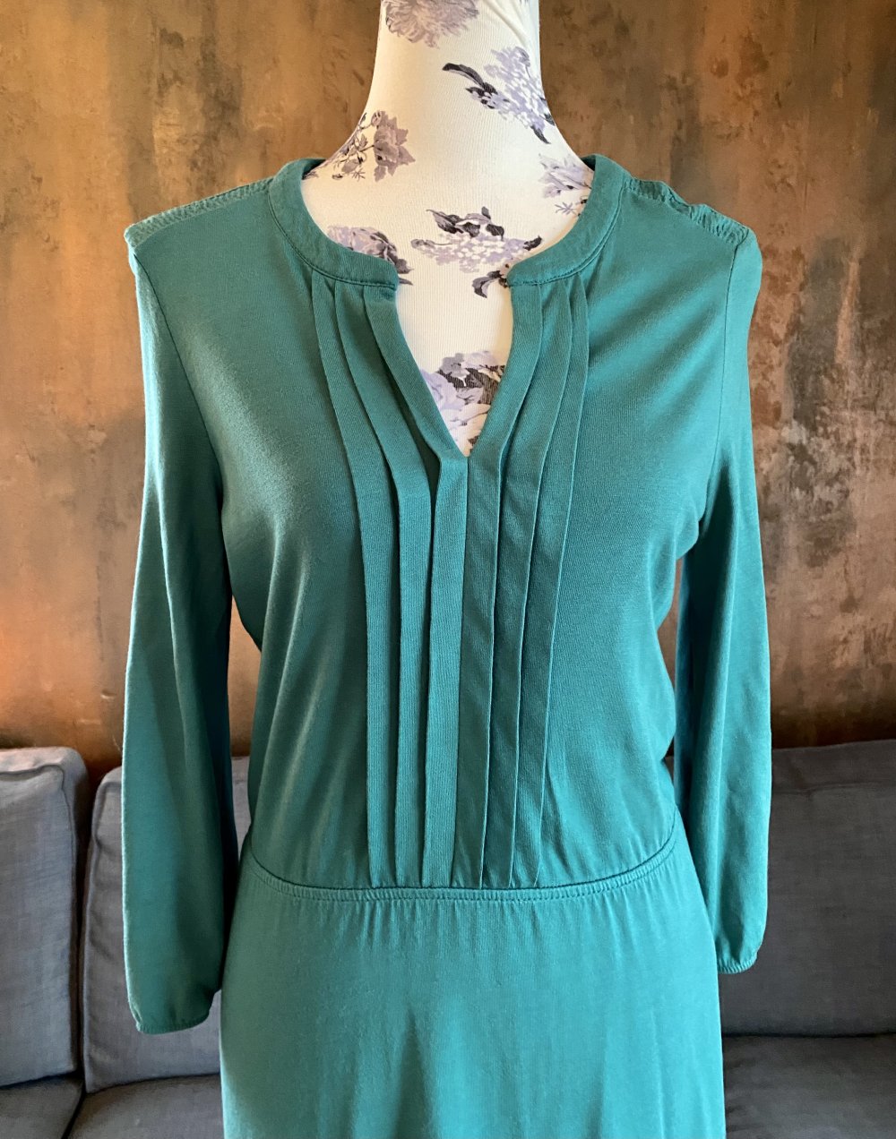 Grünes Esprit Midikleid Größe M 