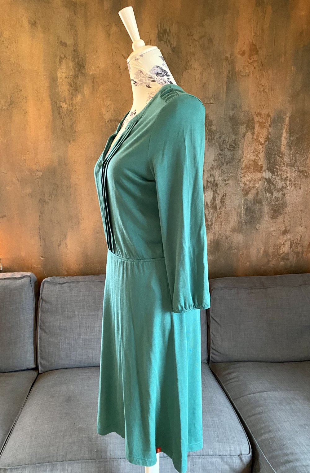 Grünes Esprit Midikleid Größe M 