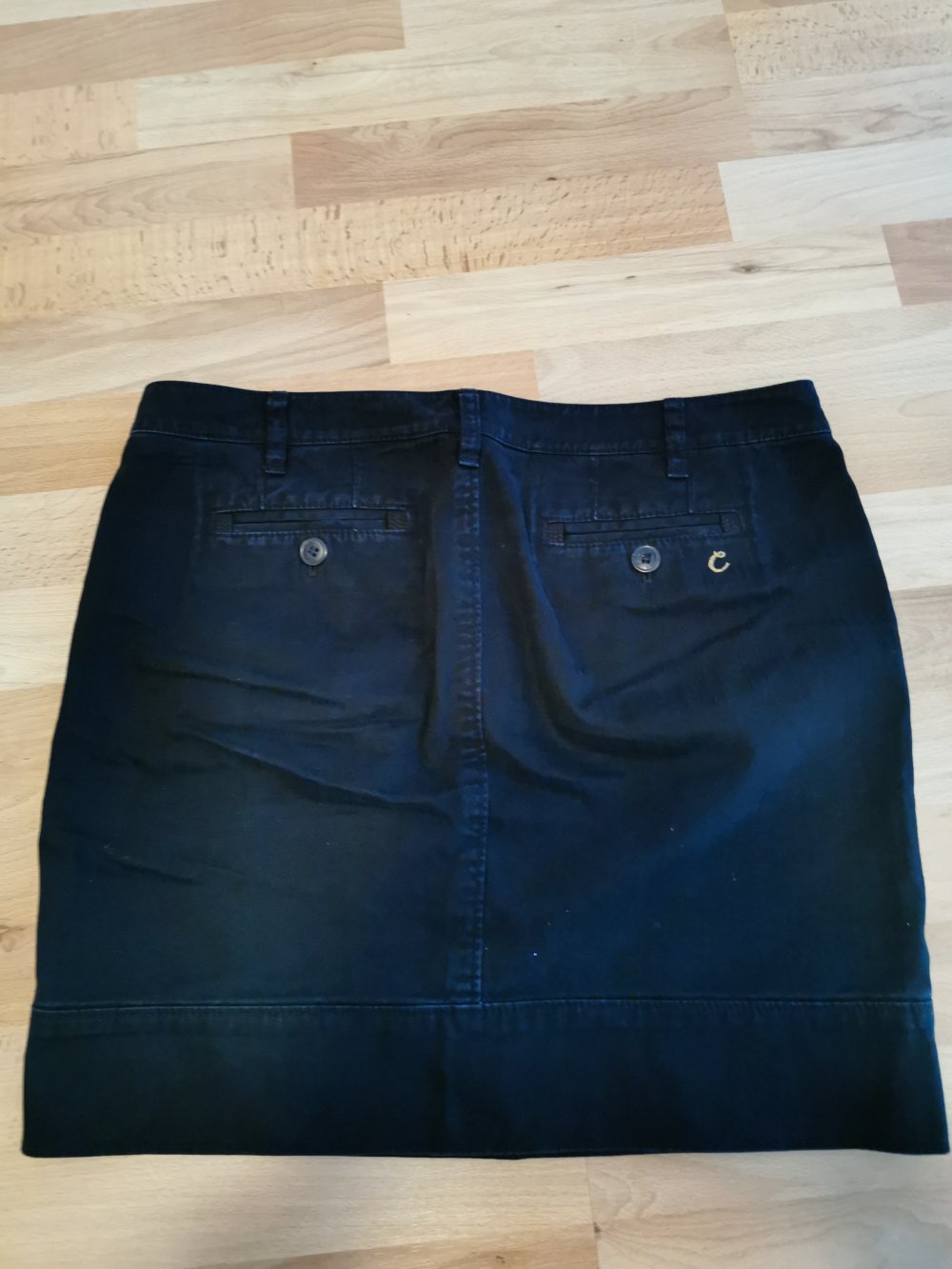 Schicker schwarzer Jeans- Rock von „Campus“, GR. L