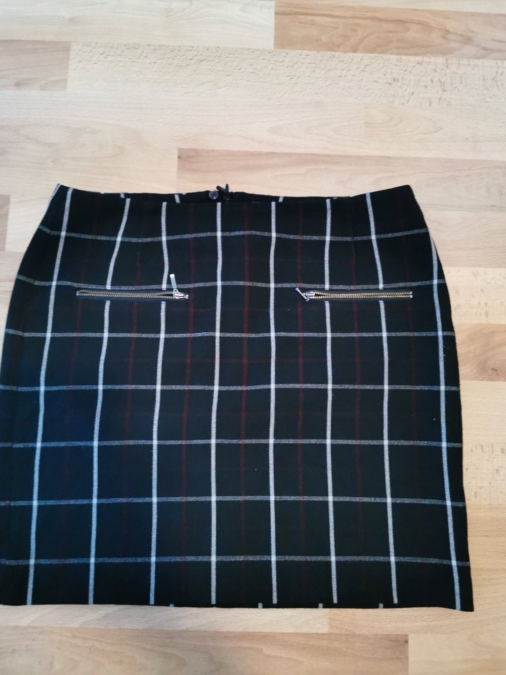 schwarz-weiß karierter Damen- Rock von „ Tom Tailor“, Gr. 40