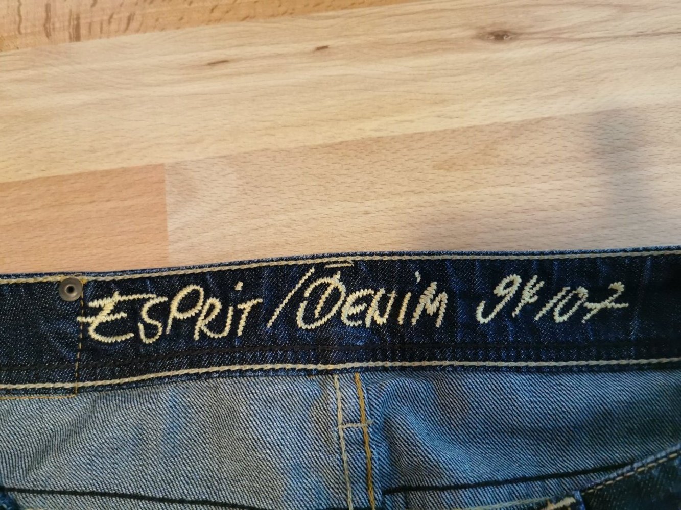 dunkelblauer Damen- Jeans- Rock von „Esprit“, Gr. 29