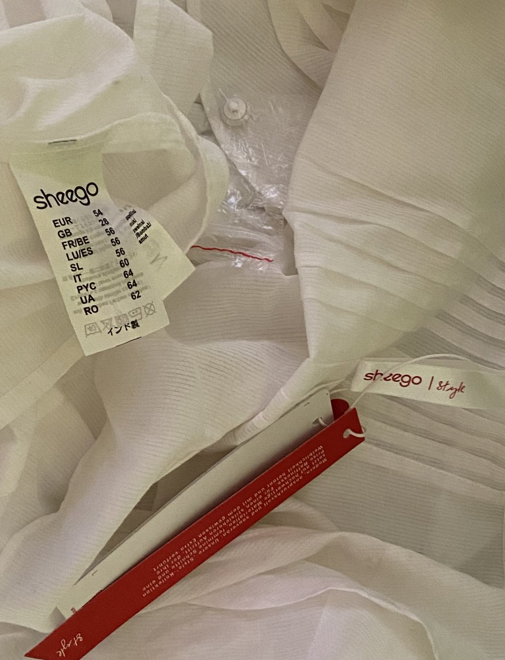 Neue Sheego Damen Bluse in der Größe 54