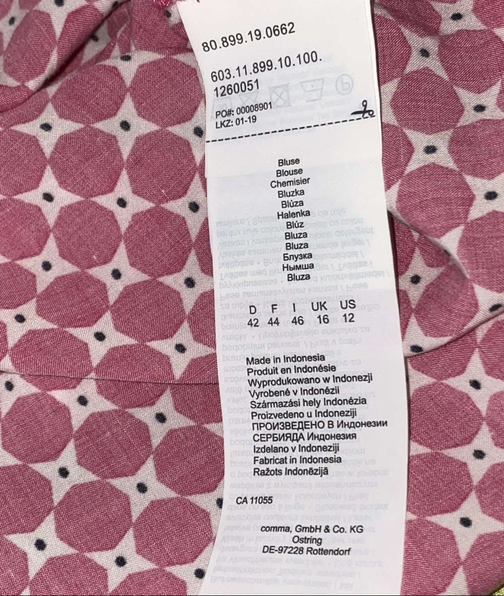 Comma Damen Bluse in der Größe 42  im sehr guten Zustand