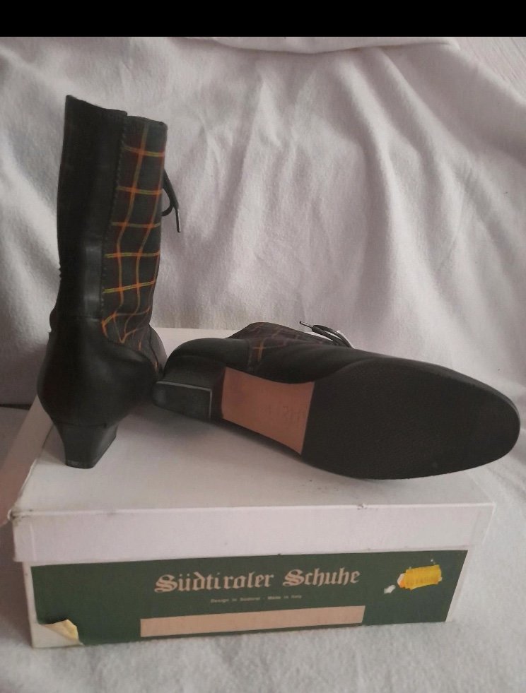 Südtiroler Schuhe Echtleder Halbschuh in Größe 36/37
