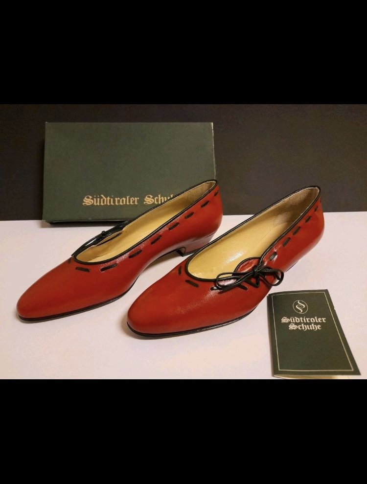 Südtiroler Schuhe - Trachtenmode Damenschuhe Echtleder, NEU, Gr.40, OVP
