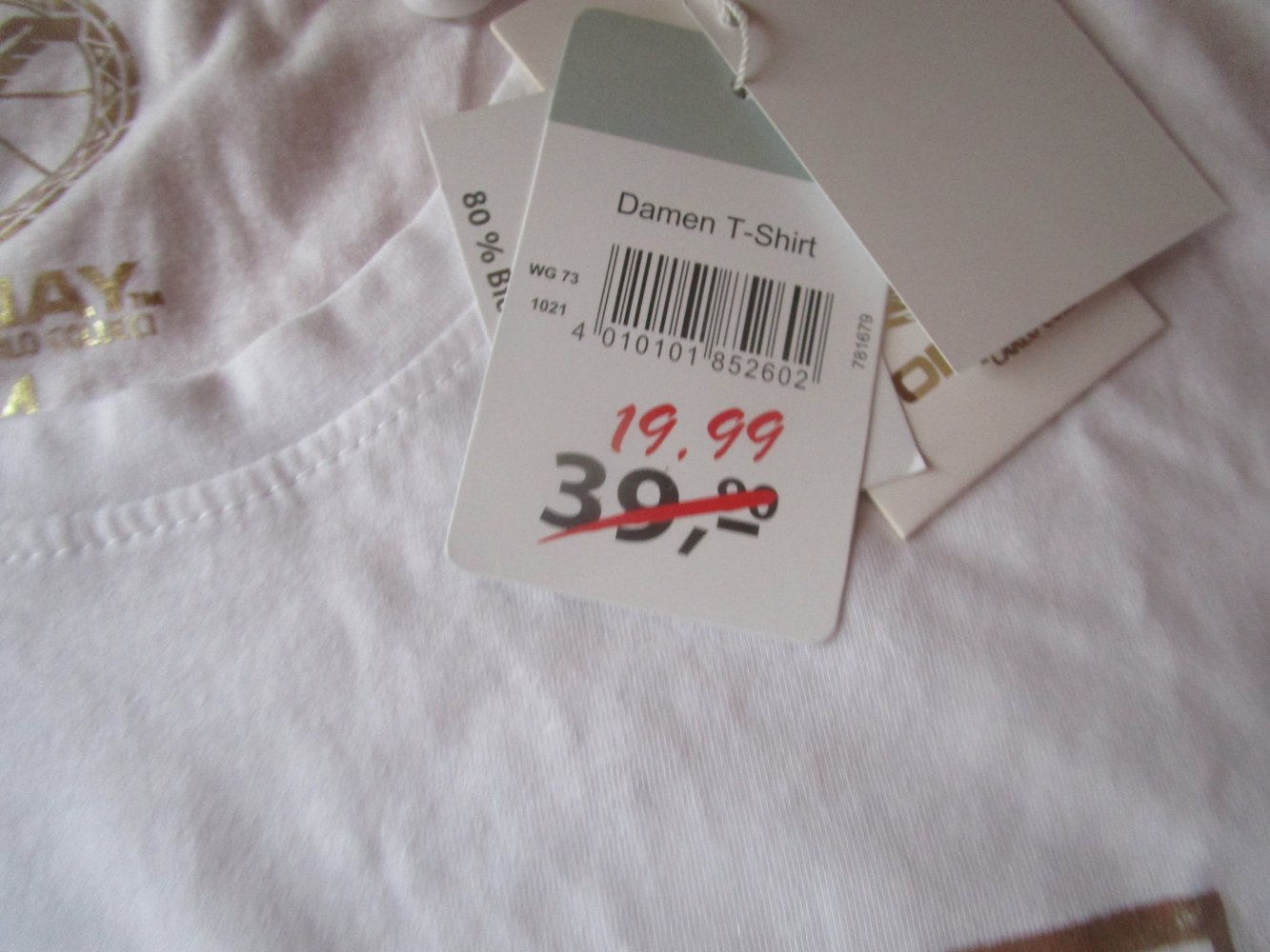 T-Shirt von Donnay  Größe 44 neu ungetragen weiß