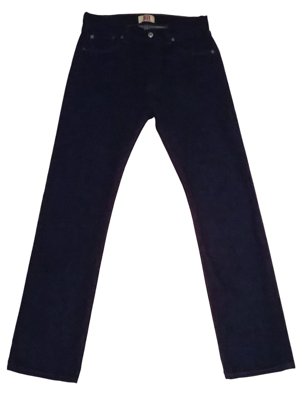 Levi´s 501 Button Fly Jeans Hose Straight Leg Dunkelblau mit Nieten W30 L34