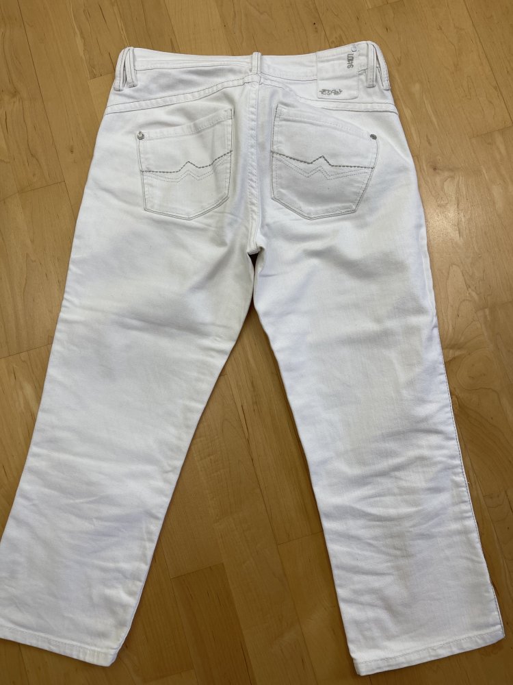Weiße Capri Esprit Jeans - Größe XS