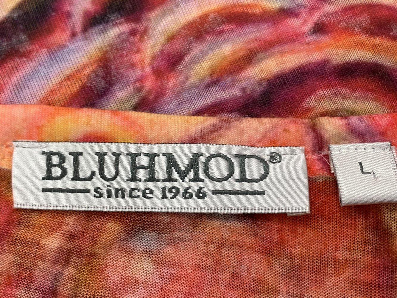 Buntes T-Shirt Bluhmod - Größe L