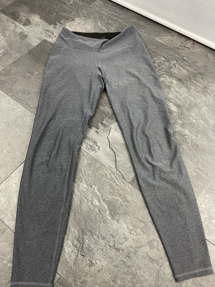 Graue H&M Sportleggings - Größe S