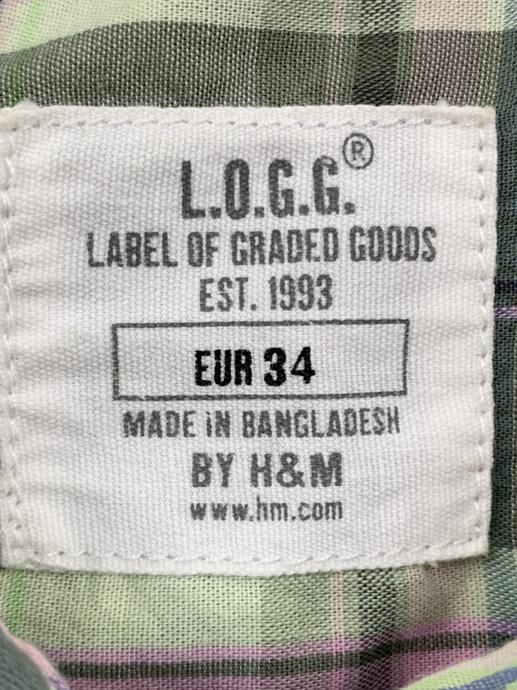Karierte H&M Bluse - Größe 34