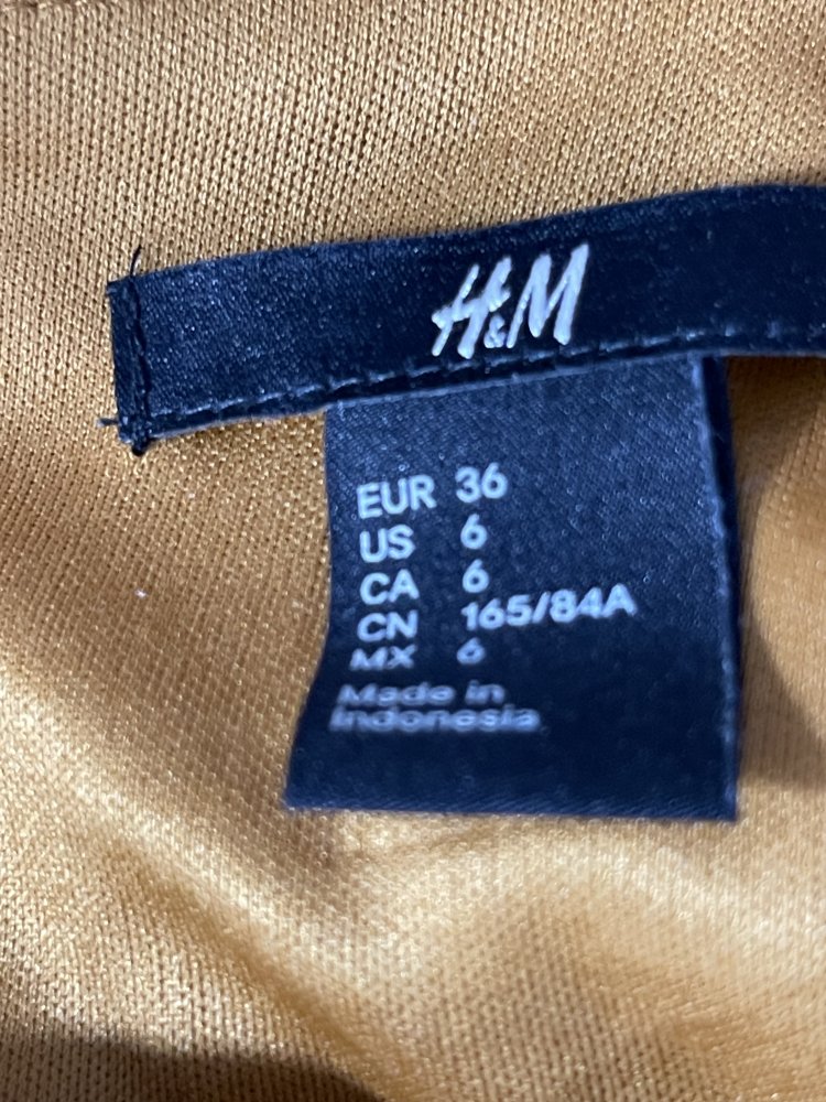 Senfarbiges H&M Kleid - Größe 36