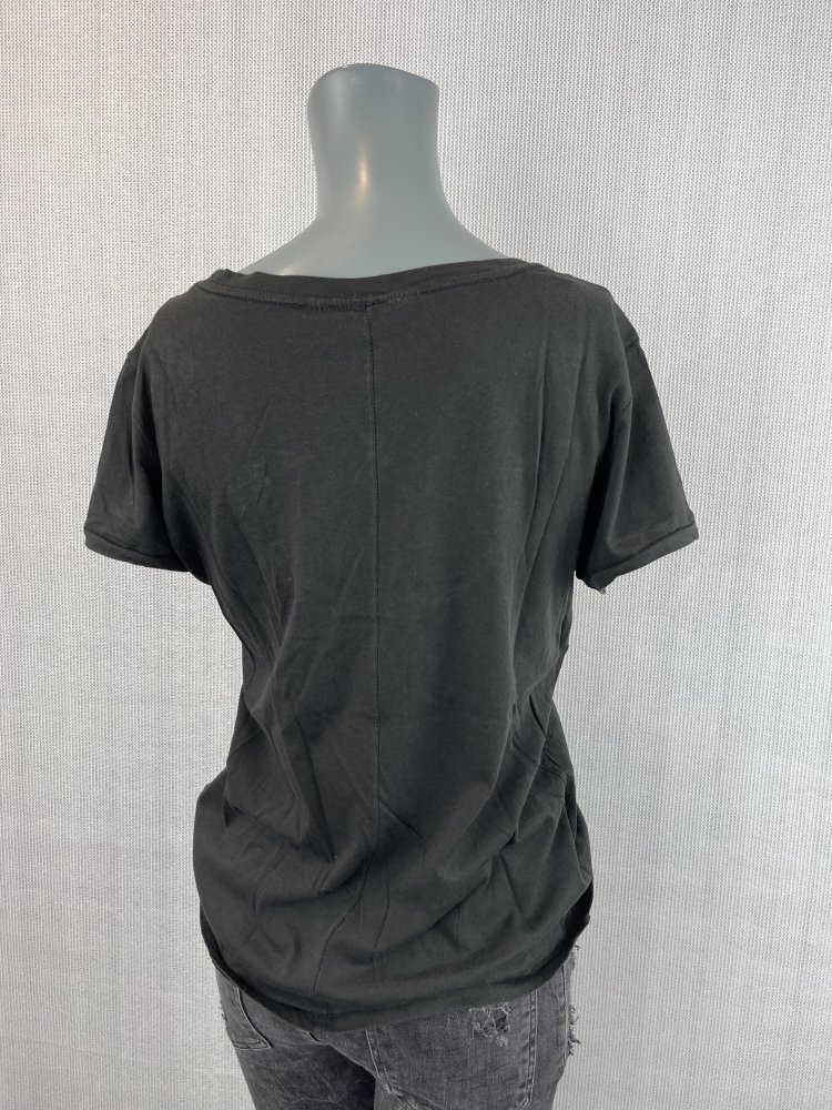 T-Shirt mit gestickten Blumen - Größe 36
