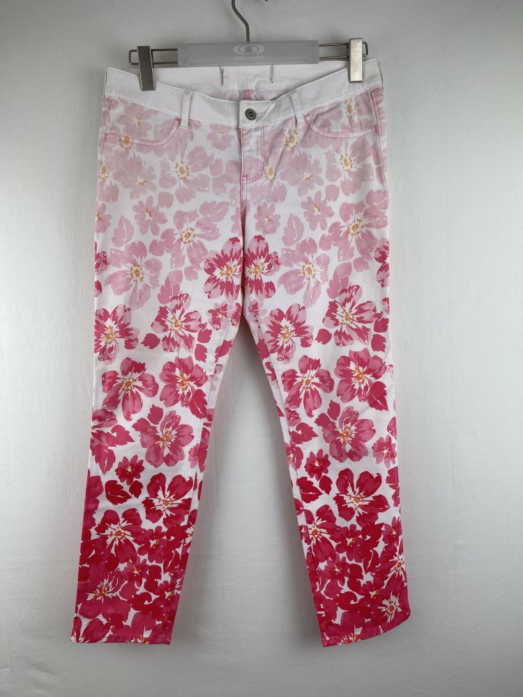 Blumige Hollitster Jeans - Größe 36