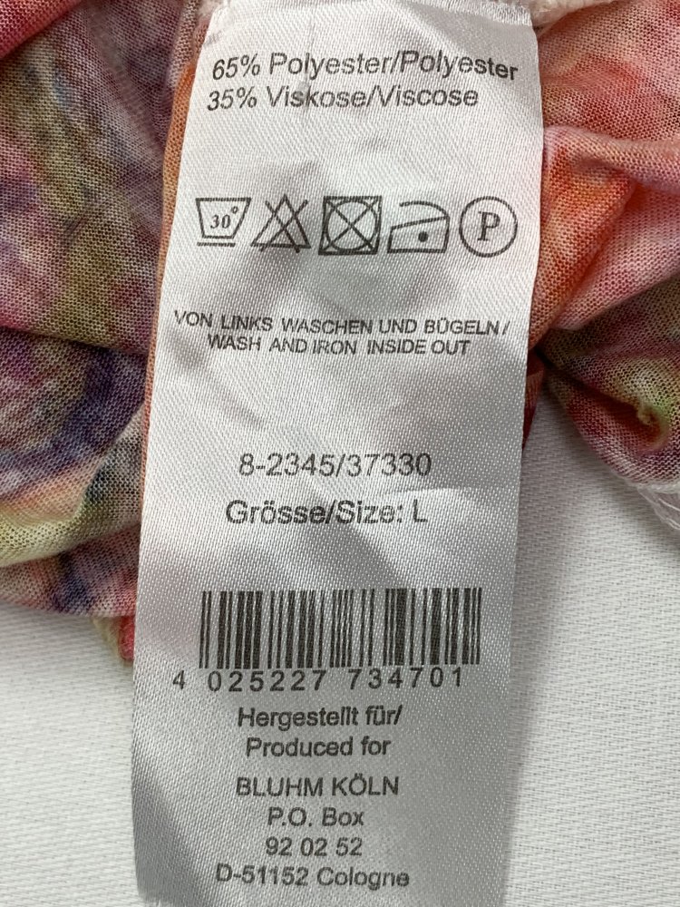 Buntes T-Shirt Bluhmod - Größe L