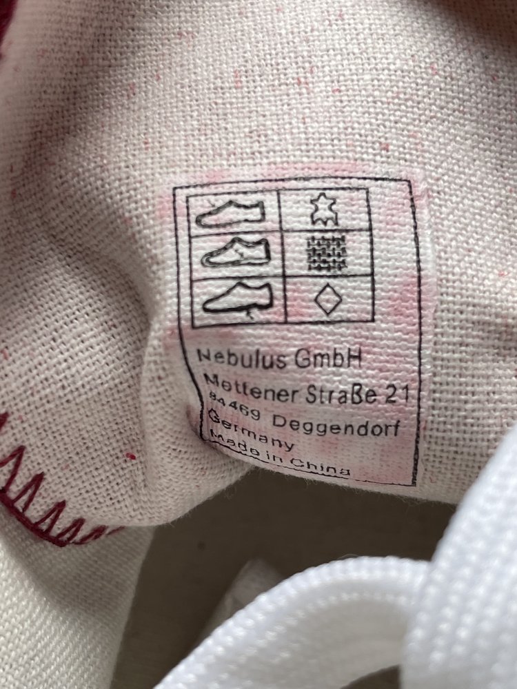 Rote NEBULUS - Größe 38