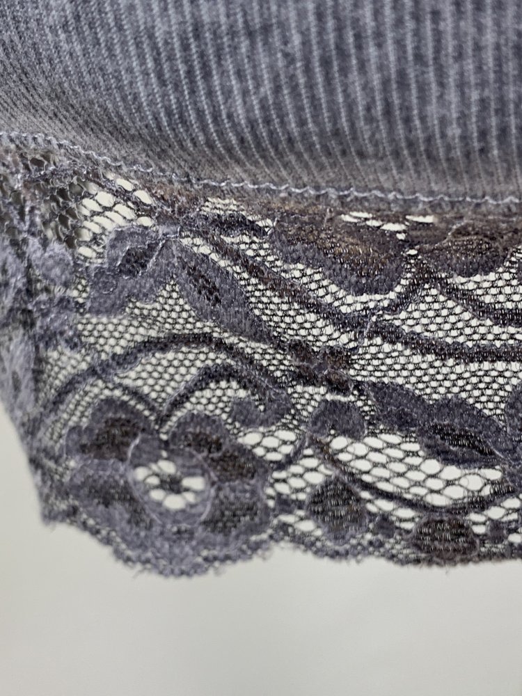 Jean Pascale Tank Top mit Spitze - Größe 40