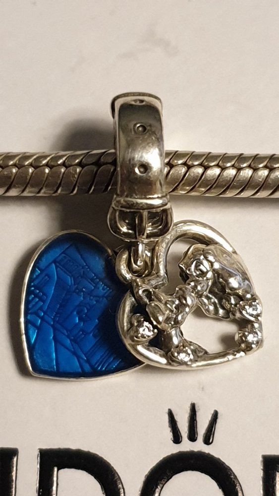 Pandora x Disney Susi und Strolch, Lady and the Tramp, original, Zustand SEHR GUT, Charm Dangle