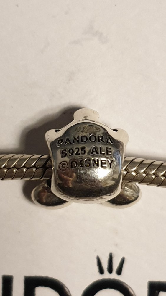 Pandora x Disney Micky Maus (Mickie, Mickey) Kopf, poliert, Charm, original, sehr guter Zustand