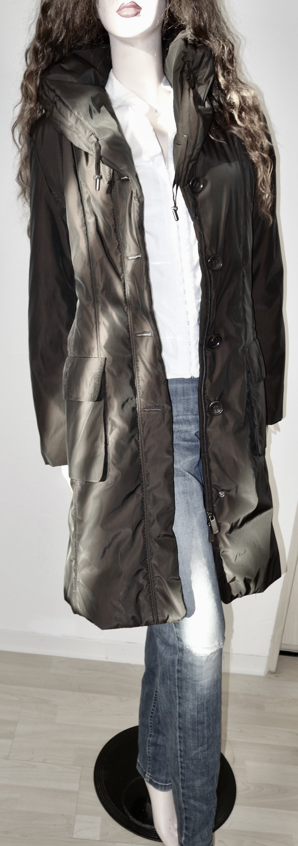 Mantel Gerry Weber, wattiert, Gr. M, Schwarz