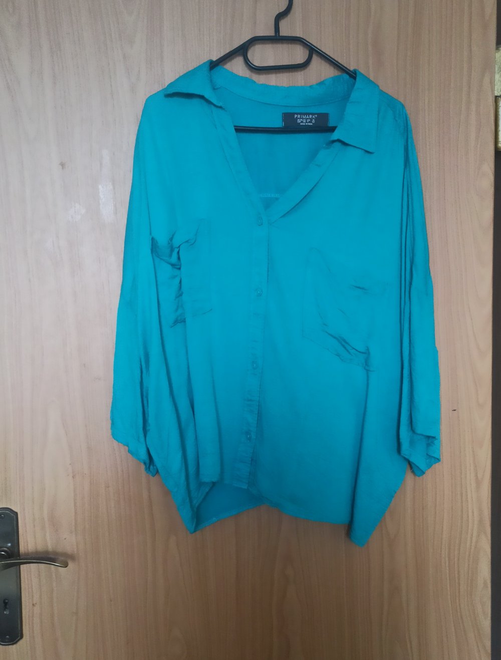 Damen 3/4 Leinen Bluse - Fehlkauf nur anprobiert