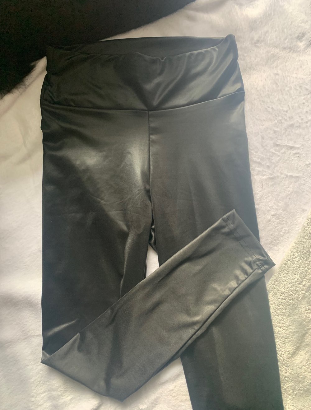 Lederleggings