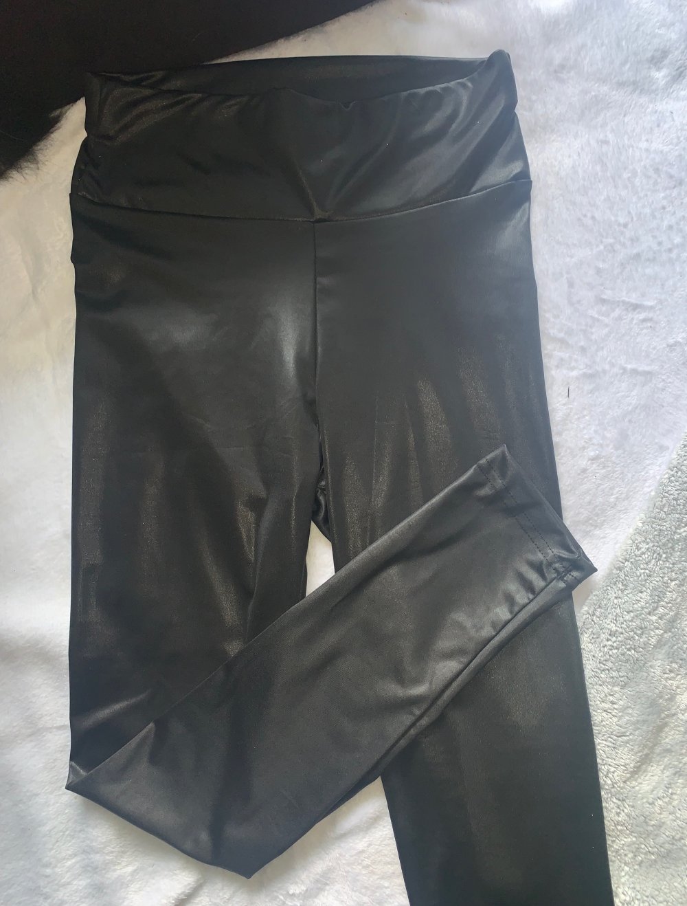 Lederleggings