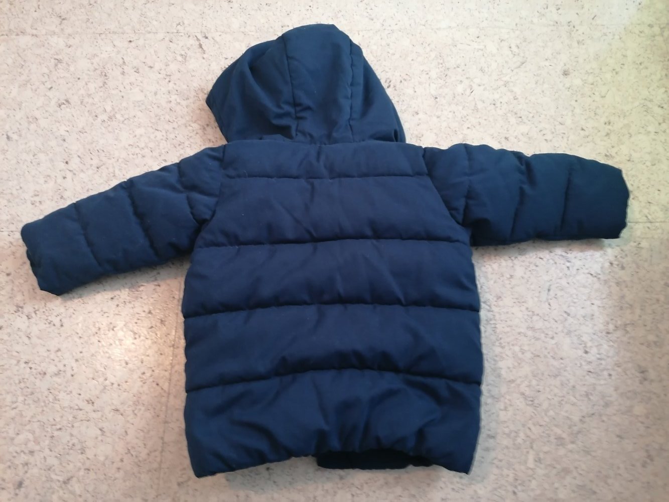 Winterjacke Gr. 68, dick, warm, marine, neu