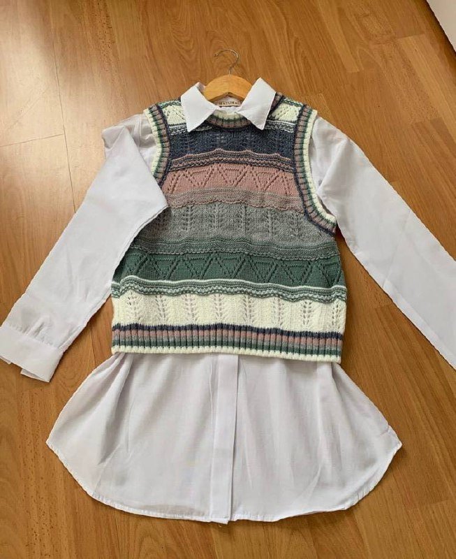 Wolle Set-West für Frauen 