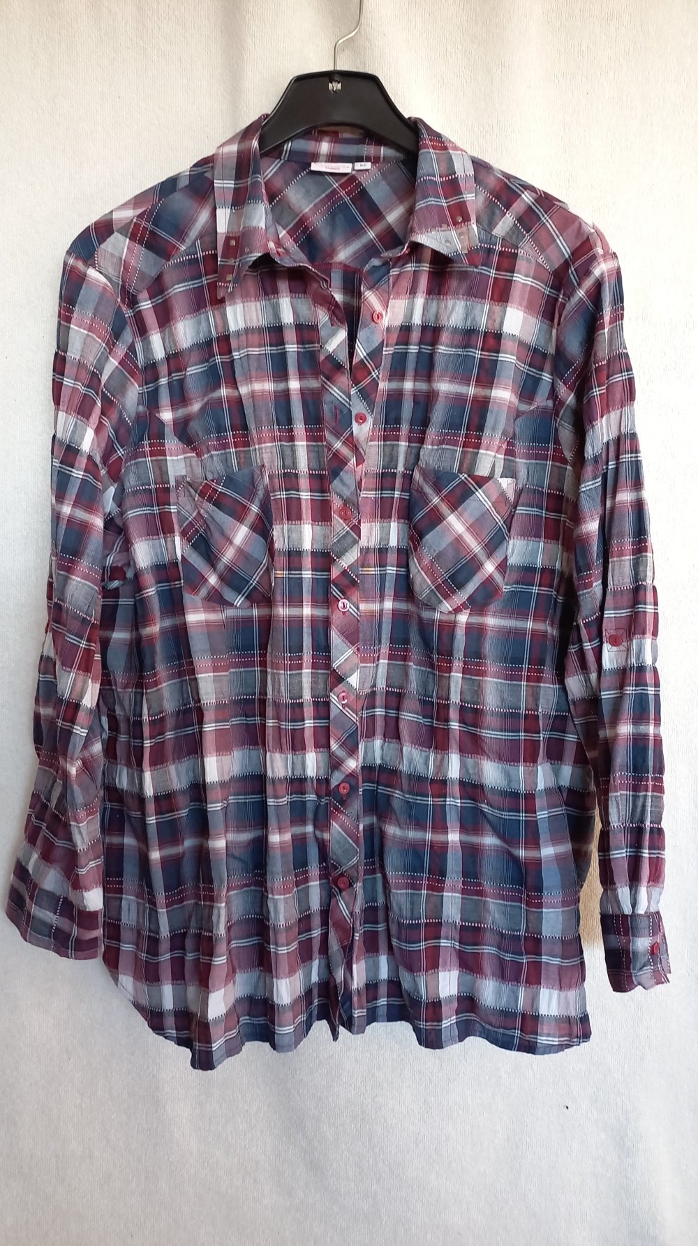 Bluse Kariert Gr.52