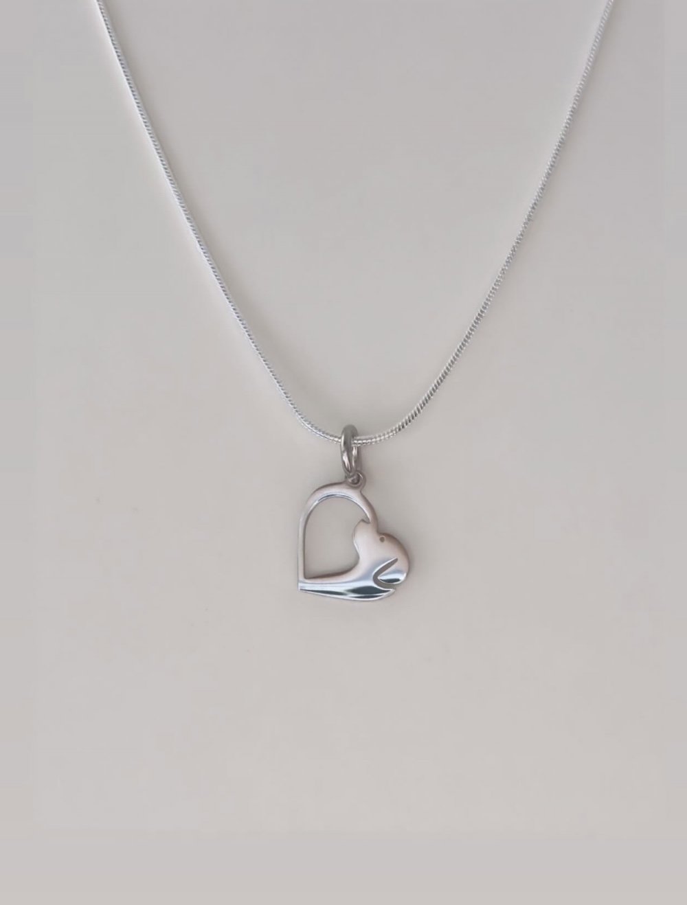 925 silber kette mit Herz&Hund