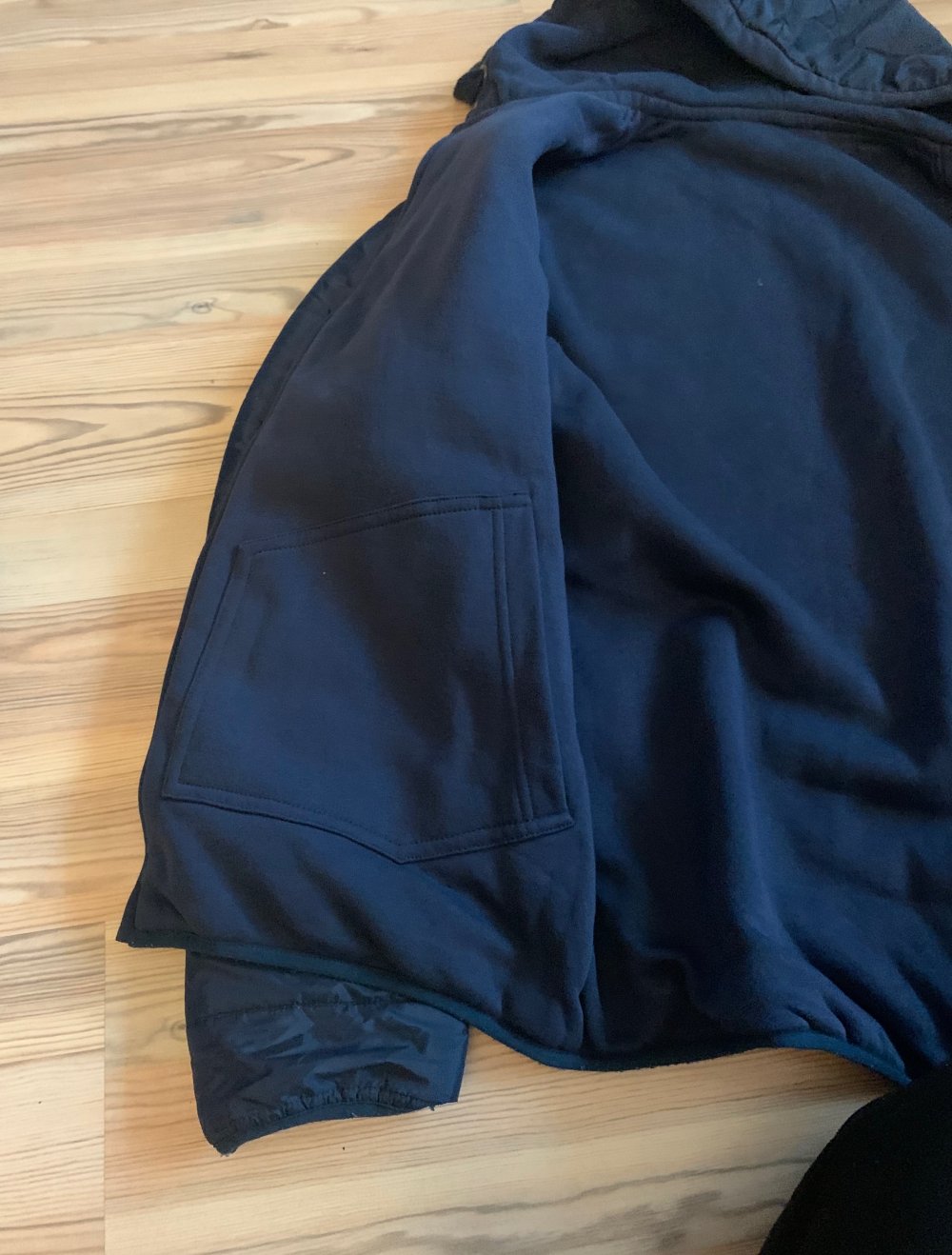 Herren Wende Stepp/Sweatjacke