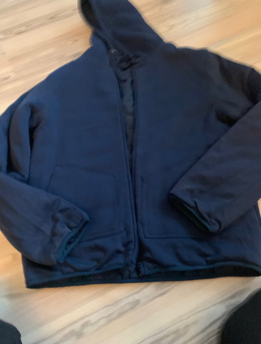 Herren Wende Stepp/Sweatjacke