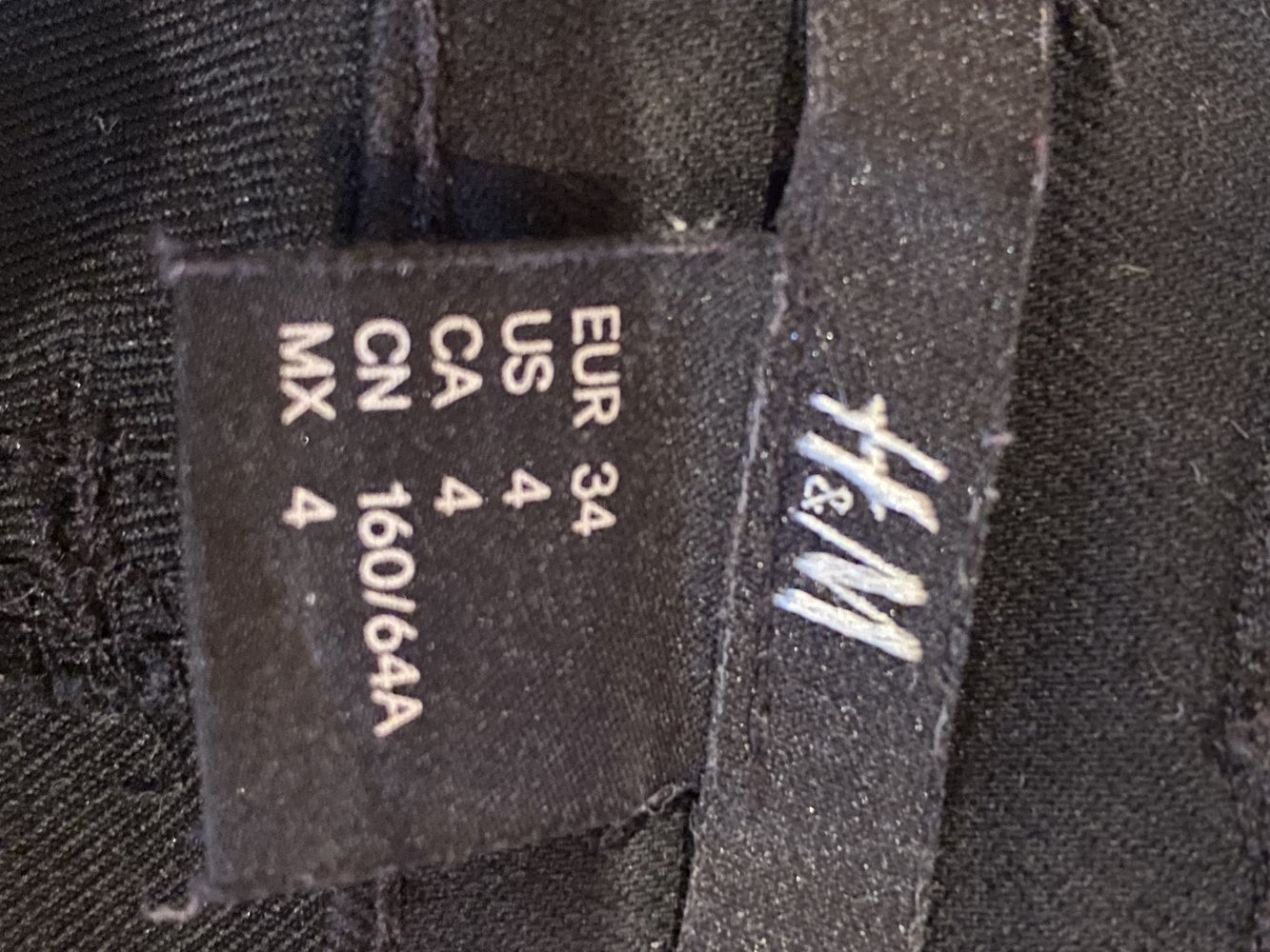Stoffhose schwarz HM