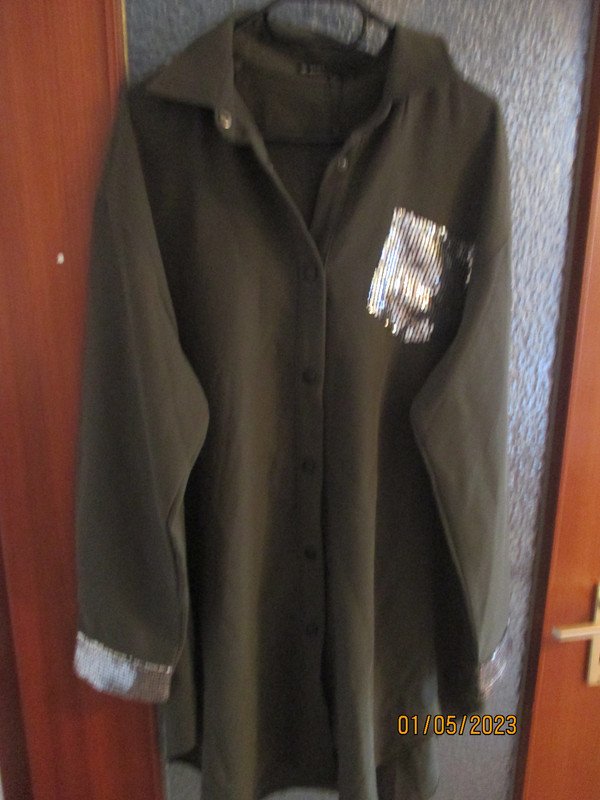 bluse gr. 3xl khaki zu verkaufen 